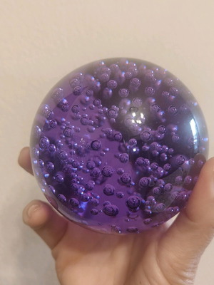 Decorative sphere new with lighting and base