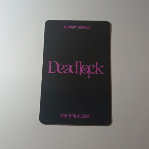 Xdinary Heroes Deadlock photocard from O.de album like new