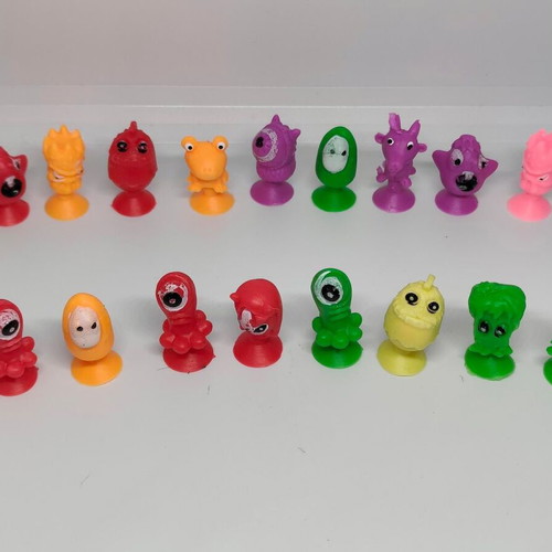 Stikeez Lidl collection like new, colorful suction figures