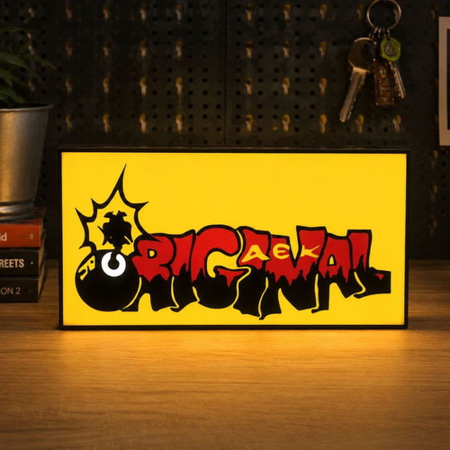 AEK Original Lightbox LED Lamp with Urban Graffiti Design