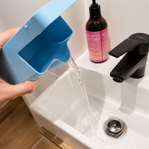 Water Drainage Container for Washing Machine Filter 3D Printed PETG