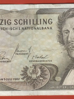 1967 Oesterreich 20 Schilling used