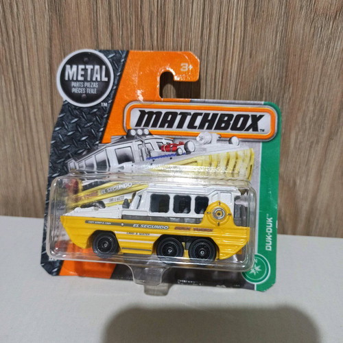 Matchbox Duk-Duk "El Segundo" κίτρινο λευκό 2016 καινούργιο σφραγισμένο