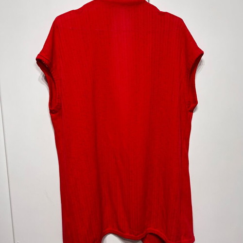 Women's Sleeveless Cardigan Watermelon like new, red, one size