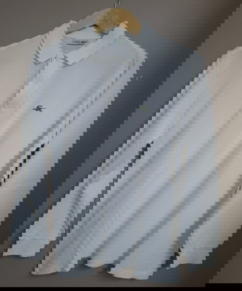 Lacoste polo shirt μακρυμάνικο 4- λευκό