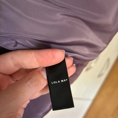 Lola May oversized jacket like new, dusky lilac pink