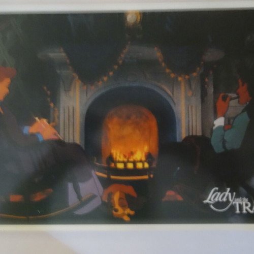 Disney The Lady and the Tramp authentic movie photos set of 6, like new