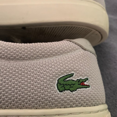 Lacoste casual shoes size 44 used, white