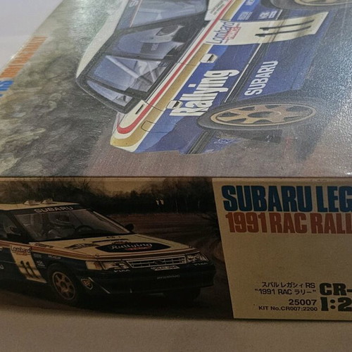 Subaru Legacy RS 1991 RAC Rally Hasegawa model kit like new