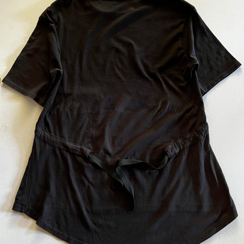 Zara Trafaluc black asymmetrical blouse used, size S-M
