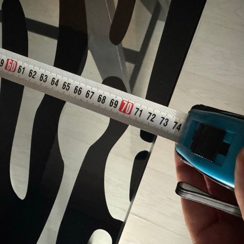 Glass desk surface with legs set, IKEA