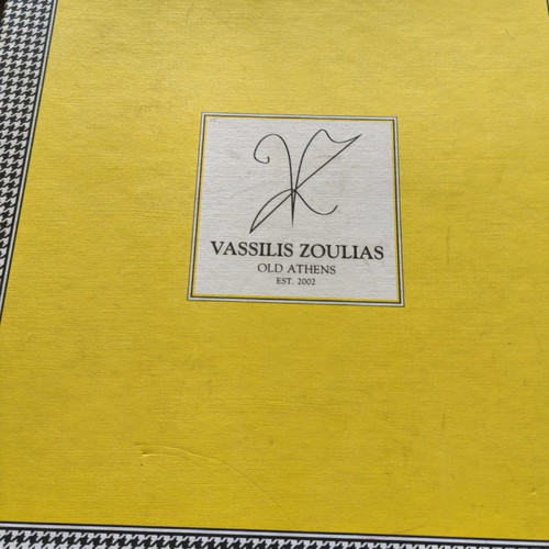 Vassilis Zoulias satin red pumps used, size 36