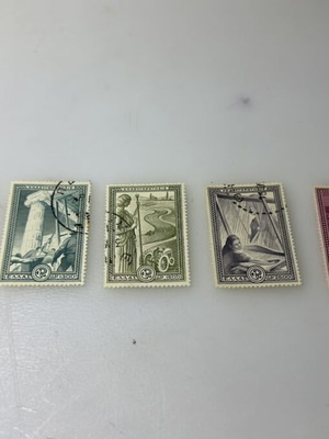 Anasygkrotisi 1951 Stamp Series used, Greece