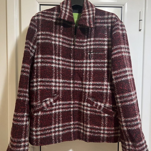 Wool coat Louis Féraud, size M, red