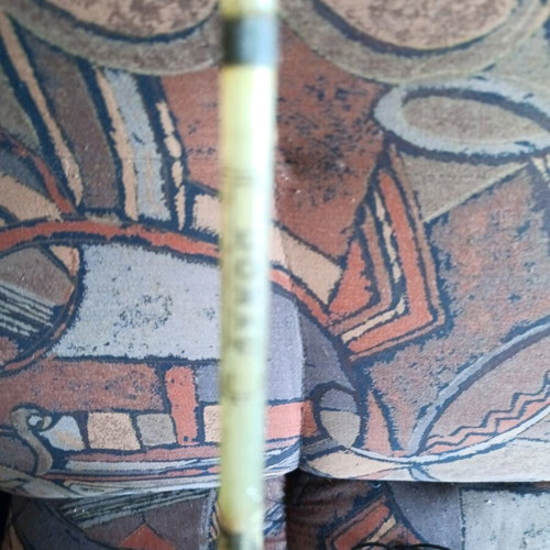 Fiberglass fishing rod used