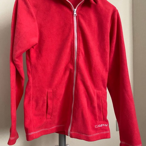 Red fleece jacket Campri S/M like new