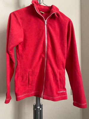 Red fleece jacket Campri S/M like new
