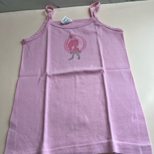 Set of three pink and white T-shirts for girls 7-8 years like new