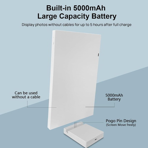Frameo 10.1-Inch WiFi Digital Photo Frame new with 5000mAh Battery and 32GB Storage