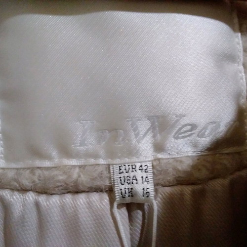 In Wear wool coat new, off white, size XL