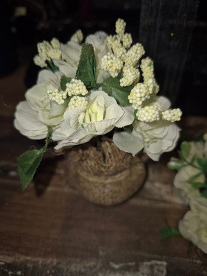 Decorative flower pots new, set of 2 small