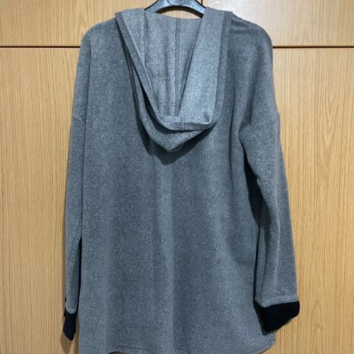 DKNY set gray like new, fleece fabric, comfortable and warm