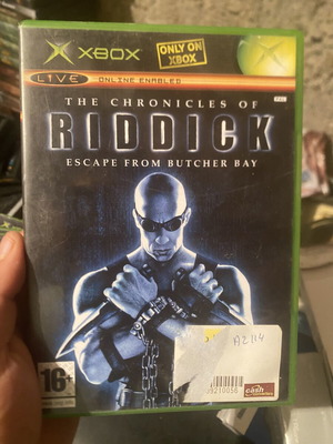 The Chronicles of Riddick Escape from Butcher Bay Xbox Original game