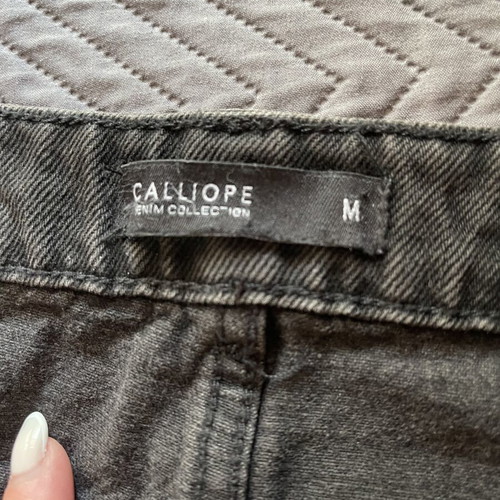 Black skirt M with slit, Calliope