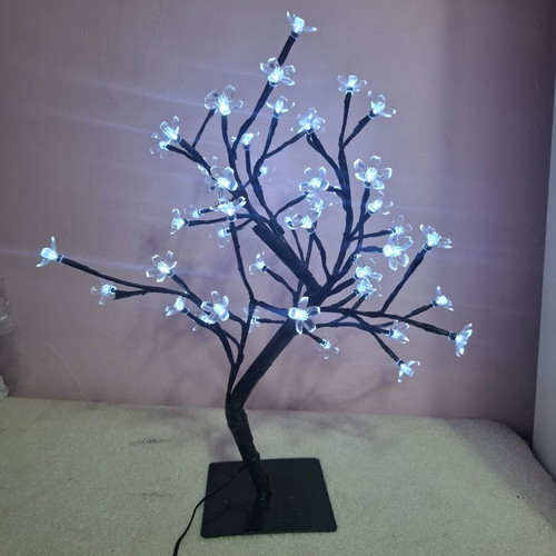 Cherry LED Lighted Tree with Cool White Light