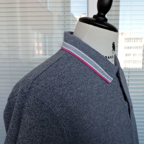 Hugo Boss Paddy men's grey polo shirt, size L, 100% cotton