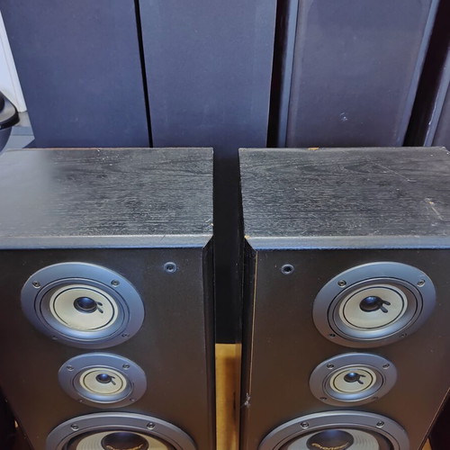 Pioneer CS-5070 3-Way Loudspeakers, rear bass-reflex