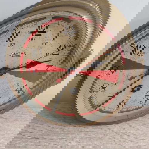 Ρολόι καραβιού Smiths Astral Radio Doom μεταχειρισμένο, μπρούτζινο δεκαετίας 60 χωρίς κλειδί