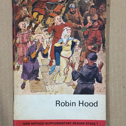 Book set of 3 like new English readers Jules Verne, Robin Hood, Fables & Fairy Tales