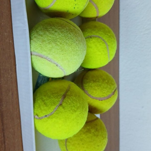 Tennis balls used, set of 6