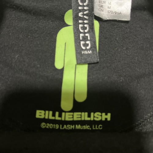 Billie Eilish sweatshirt black medium size in very good condition