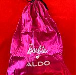  Barbie x Aldo συλλεκτικό σατέν micro mini crossbody τσαντάκι,καινούριο.