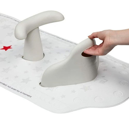 Baby bath seat like new with play mat Mothercare