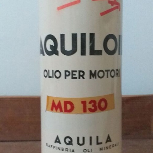 Aquiloil Aquila lubricant can used, aluminum 1 liter