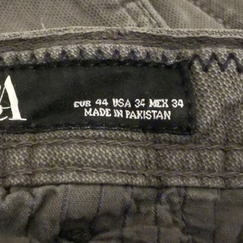 Zara men's pants dark gray size 44