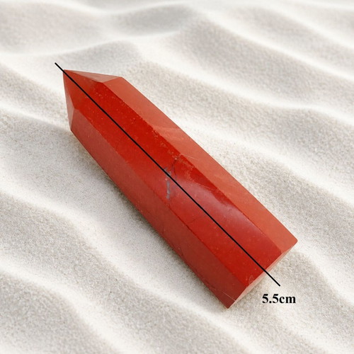 Decorative desk obelisk with agate stone