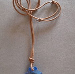 Swarovski cross like new, turquoise