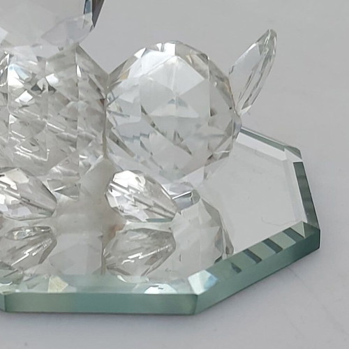 Glass decorative dog figurine A1741