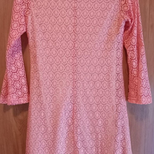 Women's dress new, orange and beige, size S