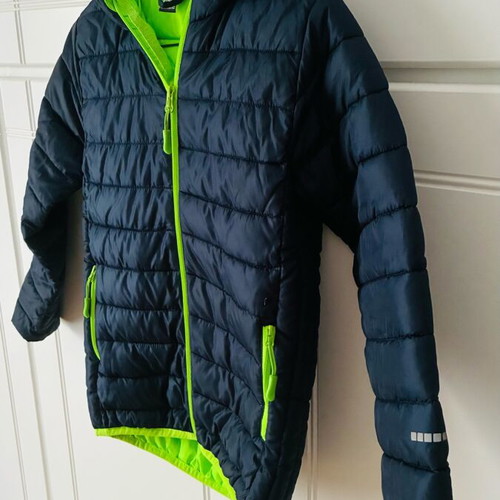 Children's jacket used No 10Y dark blue with hood
