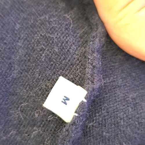 Wool vest size M used, dark blue