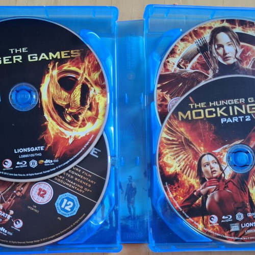 The Hunger Games Complete Collection 4-Film Blu-Ray set like new