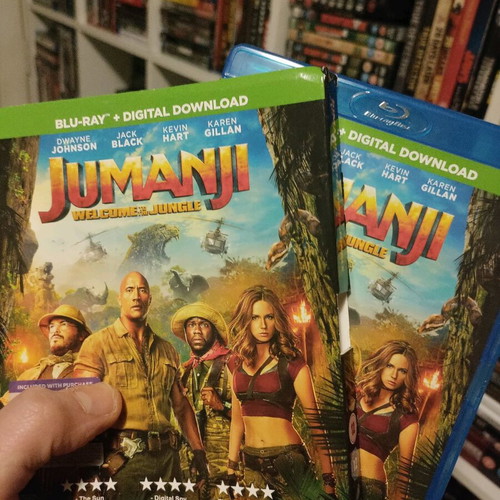 Jumanji Welcome to the Jungle Blu-Ray like new with Greek subtitles