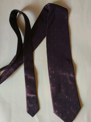 Cravates 80's Italian tie used, polyester