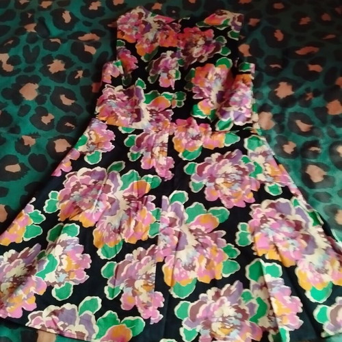 Oasis floral dress XL 100% cotton, new, lined