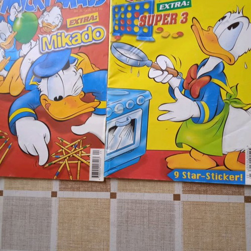 Micky Maus comics used, pack No 23 and 24, 2000, German language